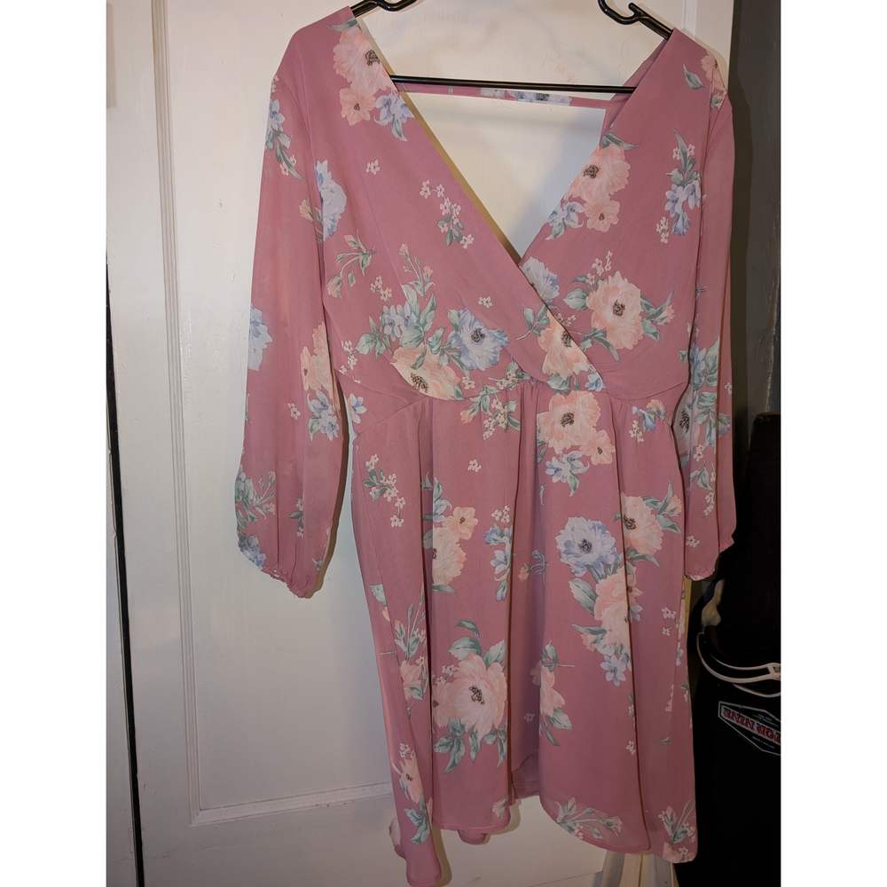 Floral Pink Dress